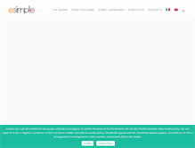Tablet Screenshot of esimple.it